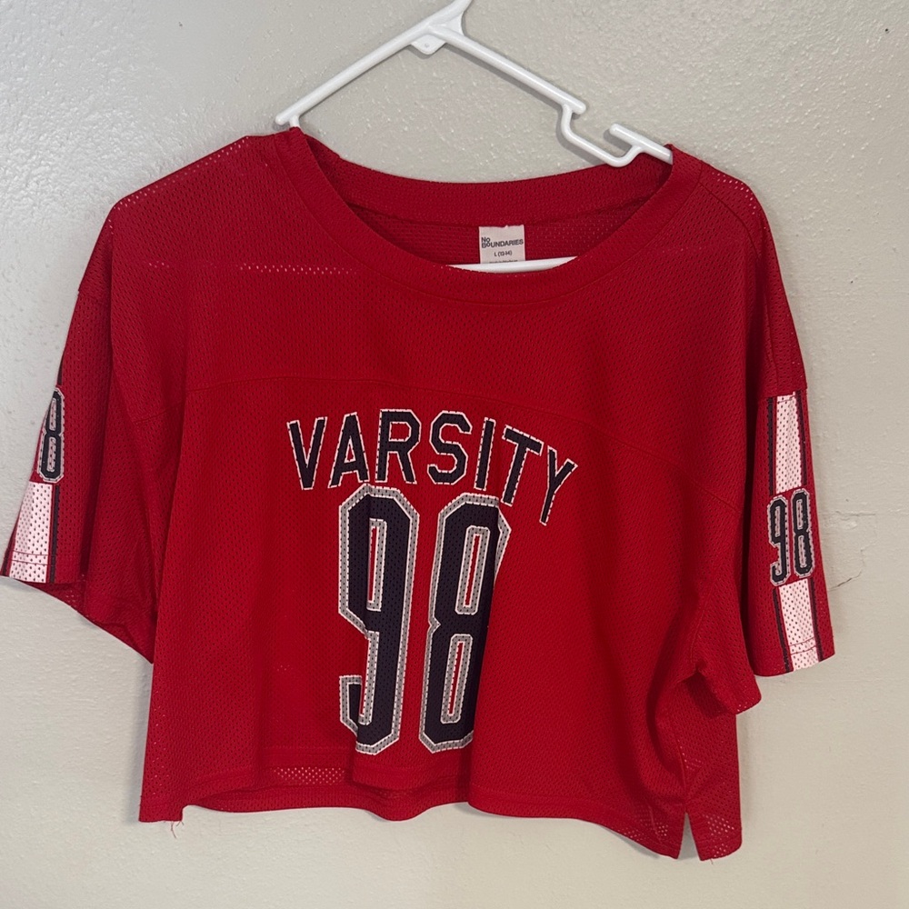 Gildan Red Varsity 98 Women's Jersey Top